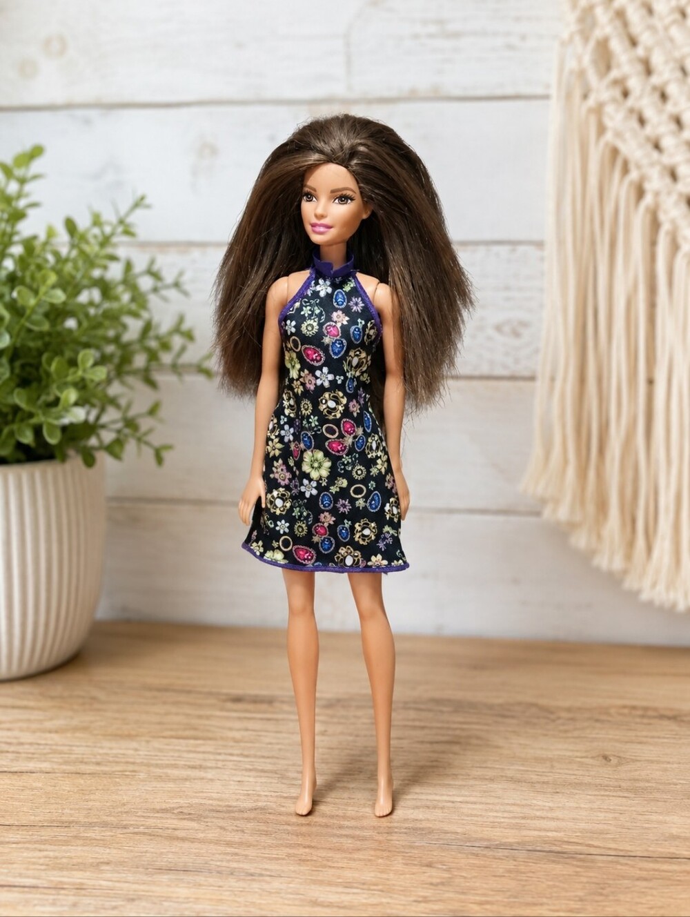 2015 Barbie matell Brown hair tan skin